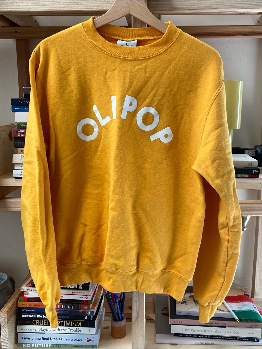 OLIPOP Yellow Crewneck Sweatshirt